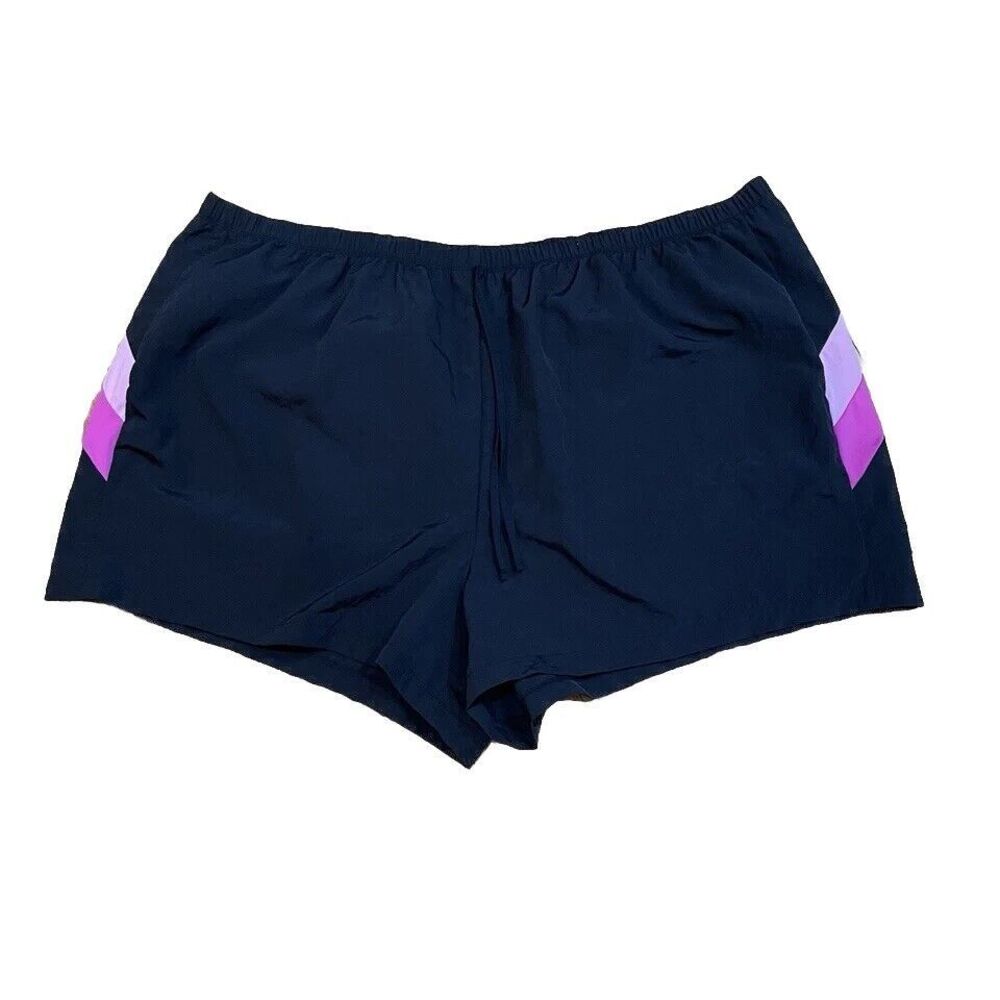 Vintage Inches Off Swimwear Womens Nylon Swim Shorts Plus Size 4X NEW WITH TAGS